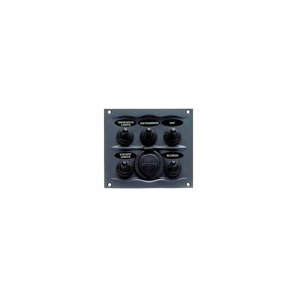 Marinco Waterproof Switch Panel 900-5WPS